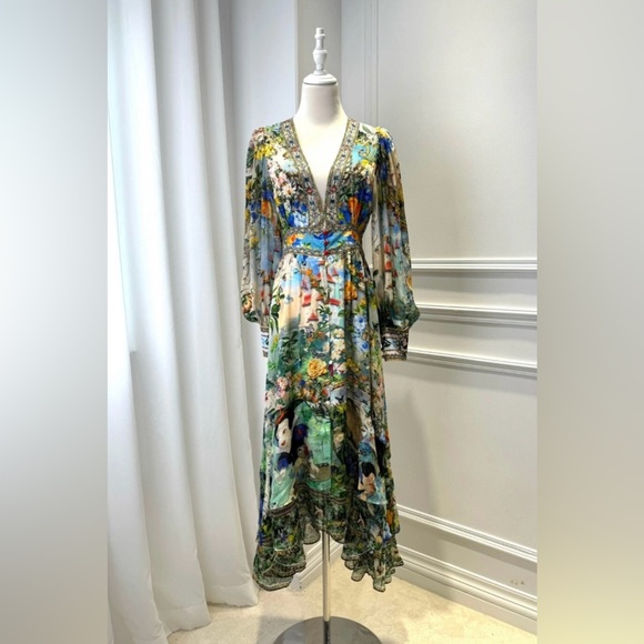 boutique Dresses & Skirts - Long Button Front Jewels Dress The Kindest One Of All Snow White Disney